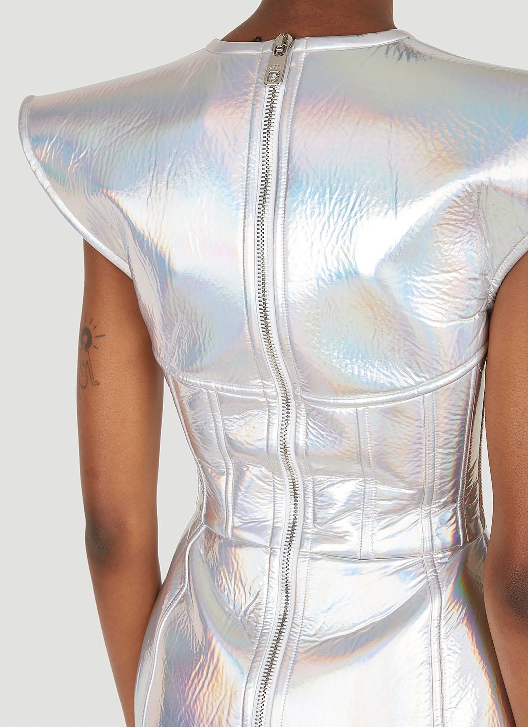Dolce & Gabbana Women Metallic Bustier Dress DOLCE & GABBANA