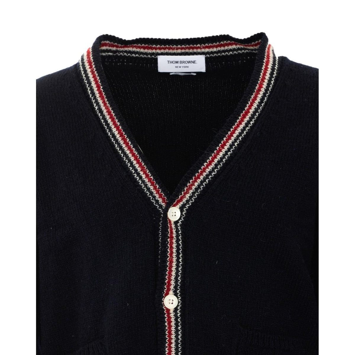 Thom Browne Men Donegal Intarsia Hector Patchwork Cardigan THOM BROWNE