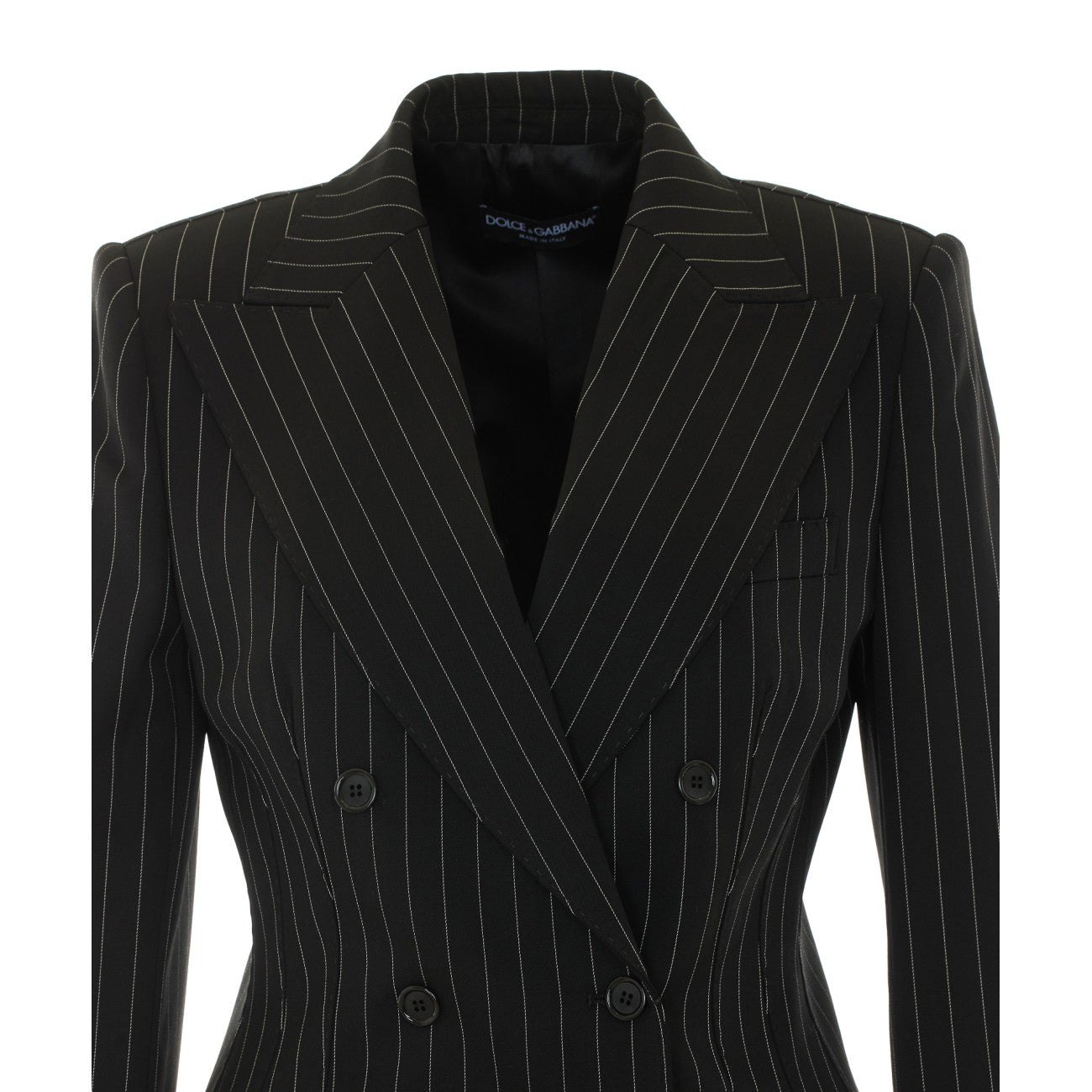 Dolce&Gabbana Women Double Breasted Striped Jacket DOLCE & GABBANA