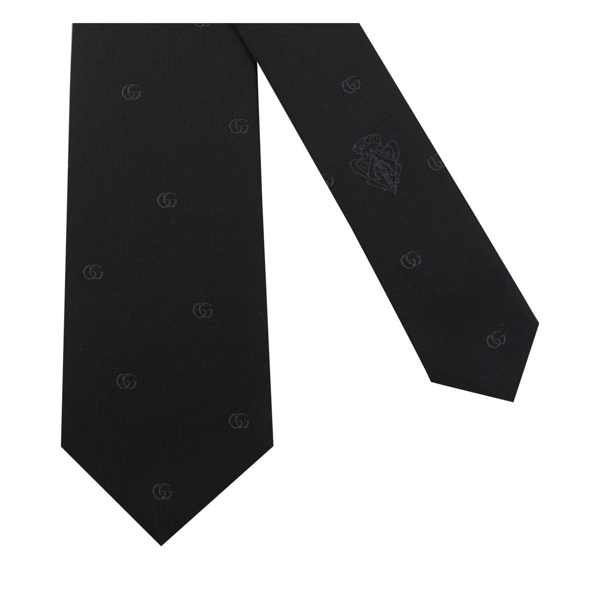 Gucci Men Double G Silk Tie GUCCI