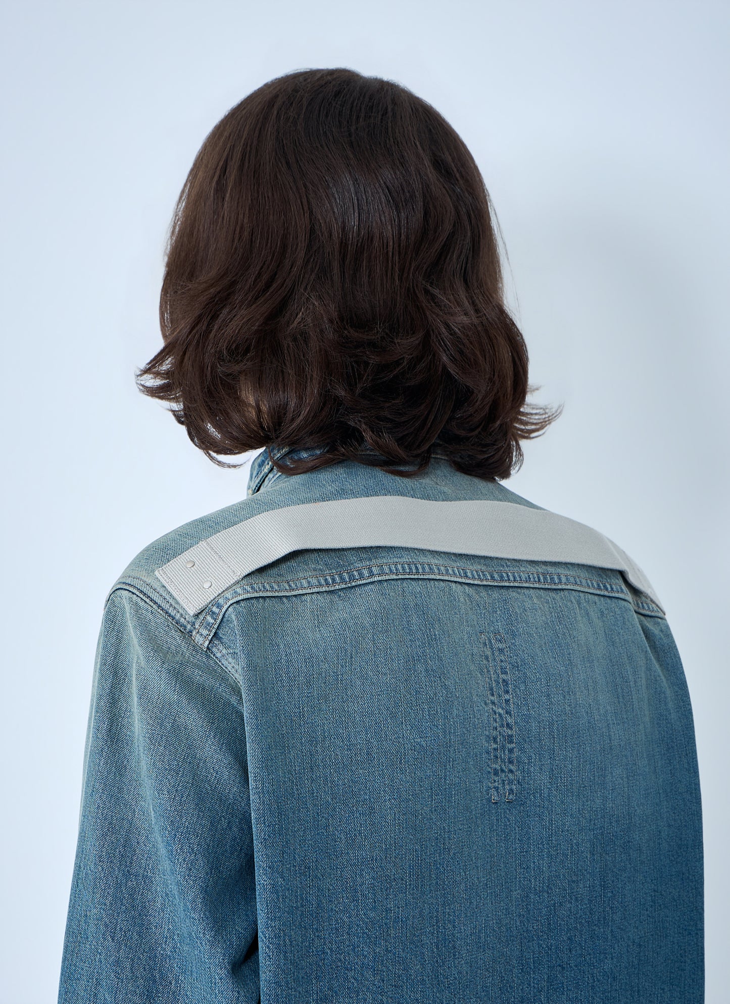 Rick Owens Drkshdw Men Denim Overshirt Jacket RICK OWENS