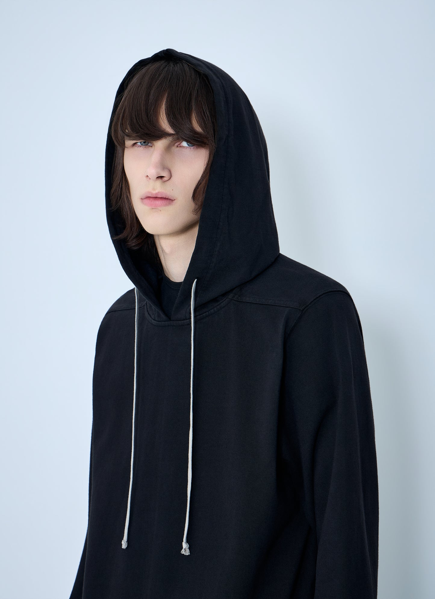 Rick Owens Drkshdw Men Drawstring Hooded Sweatshirt RICK OWENS