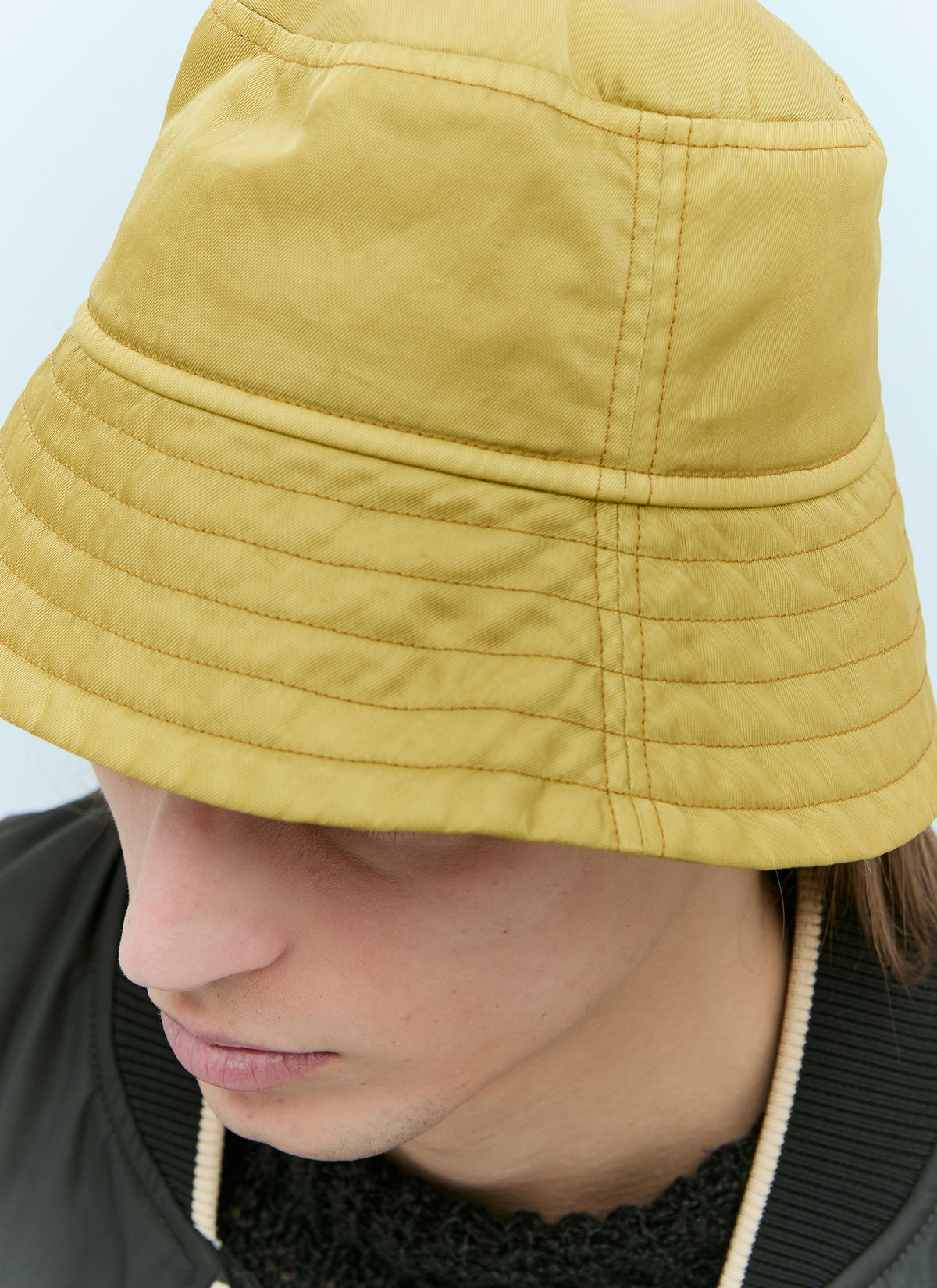 Dries Van Noten Men Topstitching Bucklet Hat DRIES VAN NOTEN