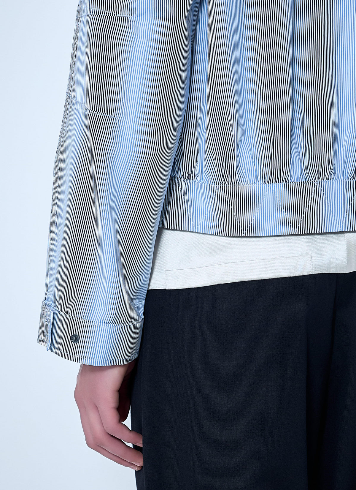 Dries Van Noten Men Striped Zip-Up Jacket DRIES VAN NOTEN