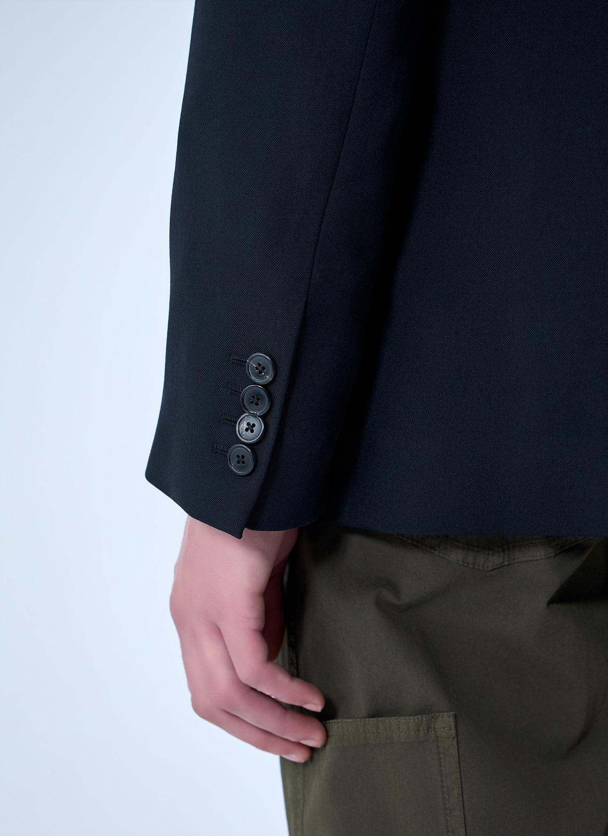 Dries Van Noten Men Single-Breasted Wool Blazer DRIES VAN NOTEN