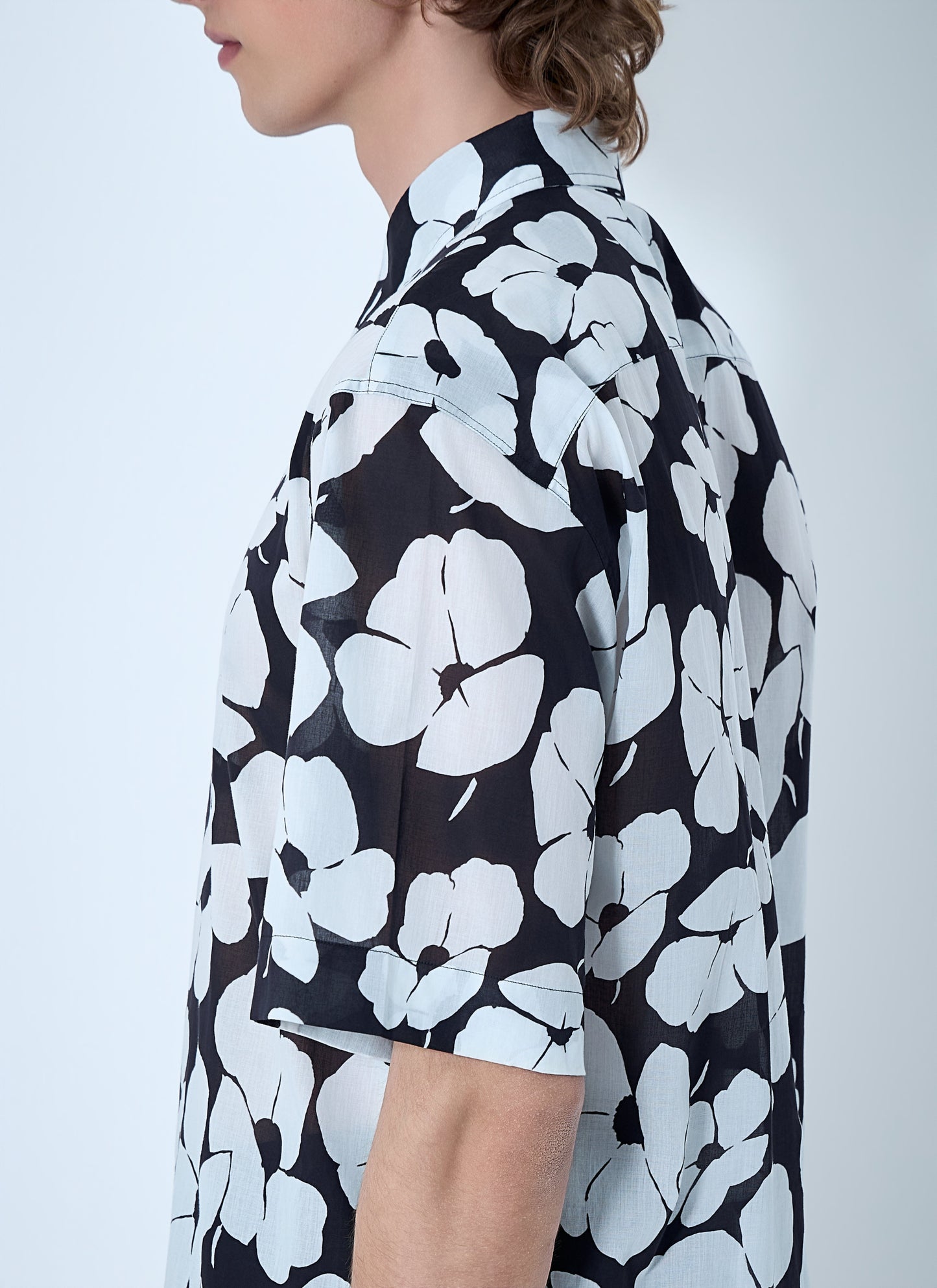Dries Van Noten Men Floral Short-Sleeve Shirt DRIES VAN NOTEN