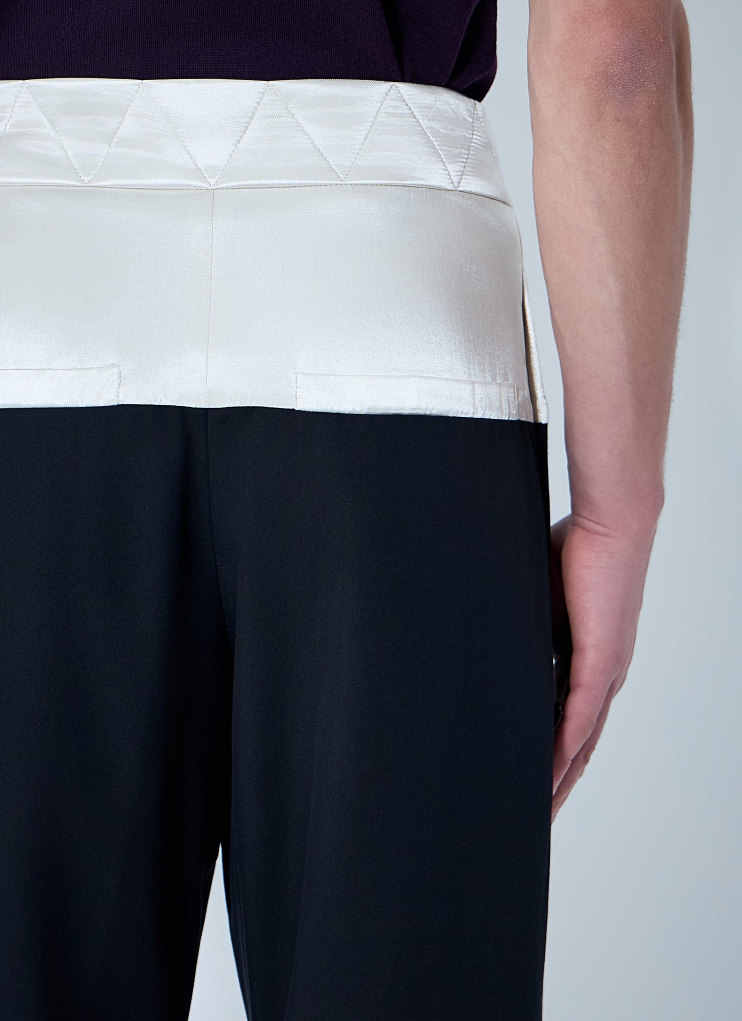 Dries Van Noten Men Drawstring Wide-Leg Trousers DRIES VAN NOTEN