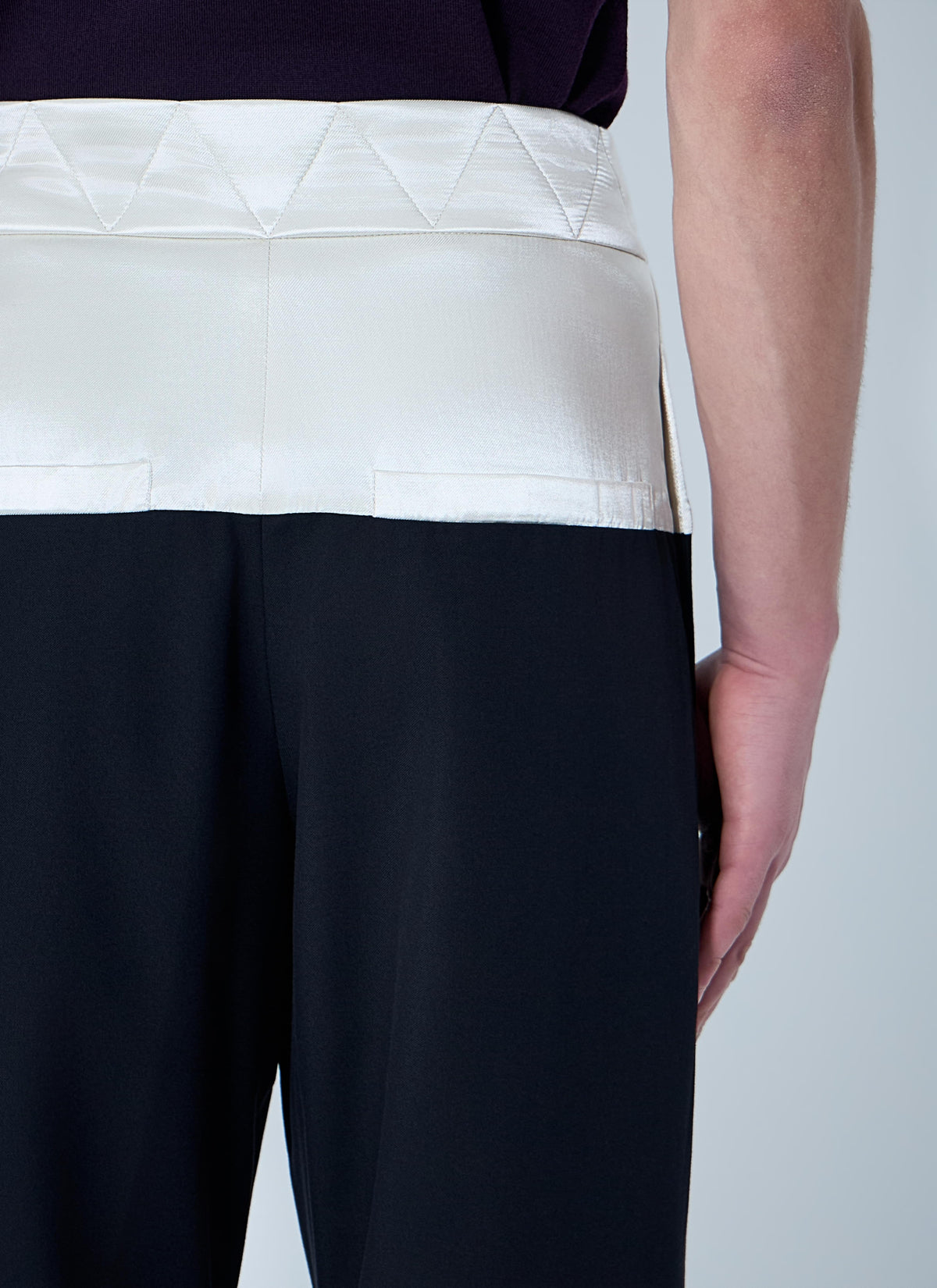 Dries Van Noten Men Drawstring Wide-Leg Trousers DRIES VAN NOTEN