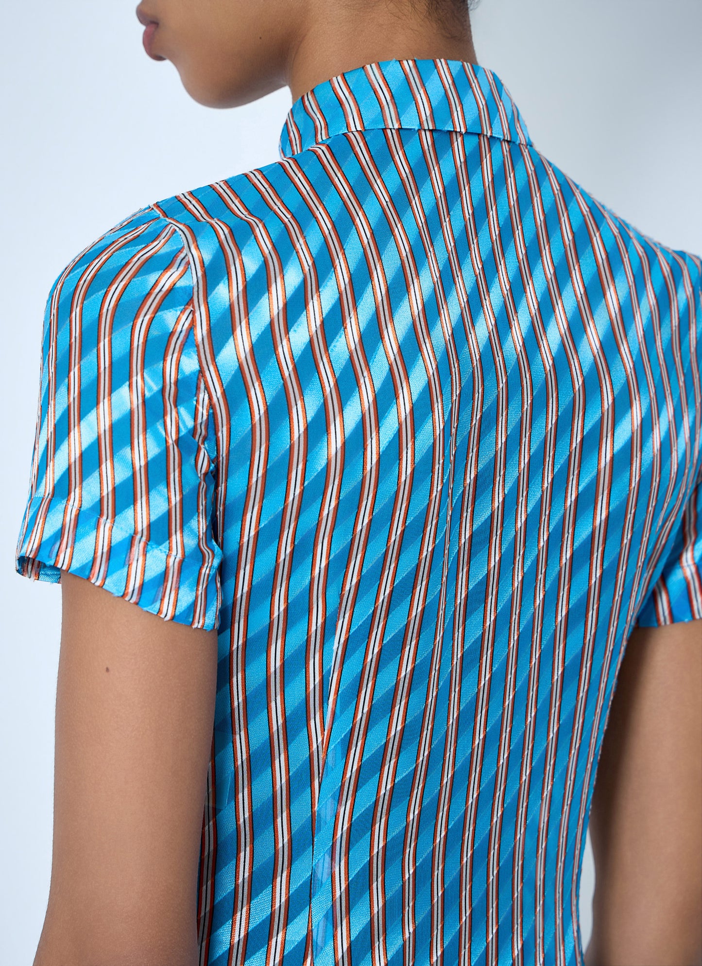 Dries Van Noten Women Striped Midi Shirt Dress DRIES VAN NOTEN