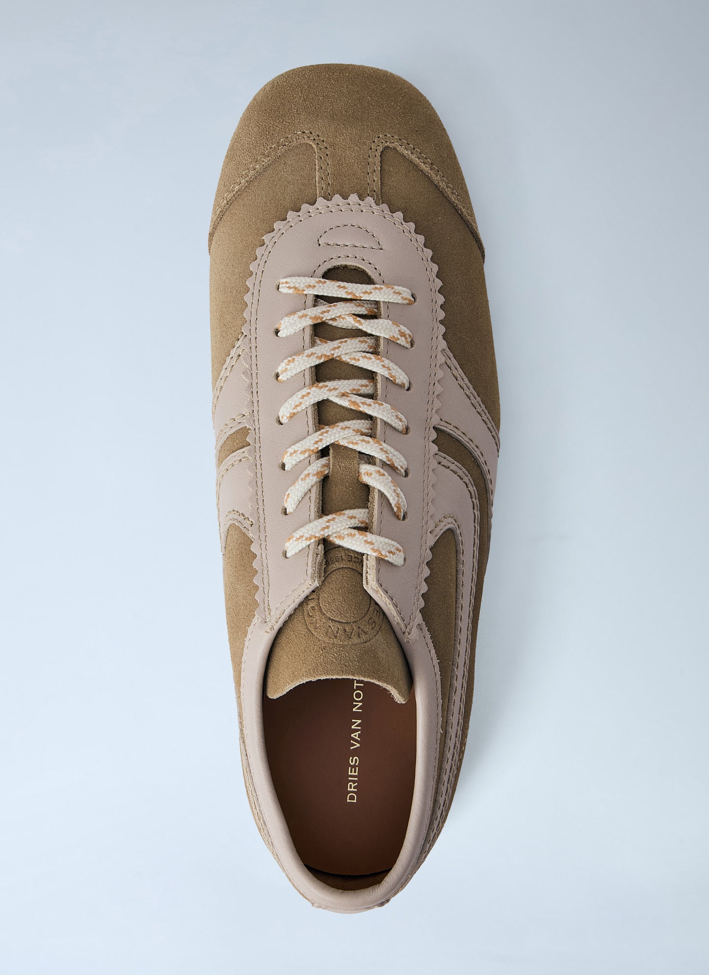 Dries Van Noten Women Suede Trimmed Sneakers DRIES VAN NOTEN