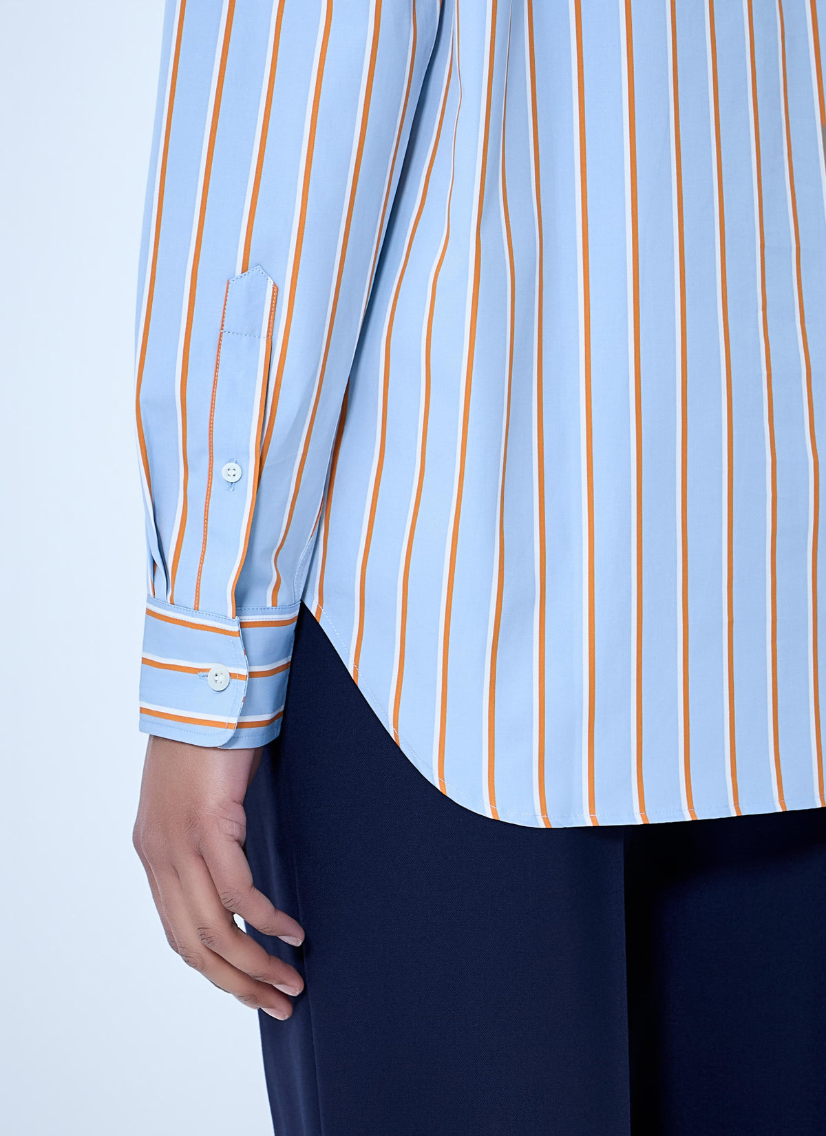 Dries Van Noten Women Striped Cotton Poplin Shirt DRIES VAN NOTEN