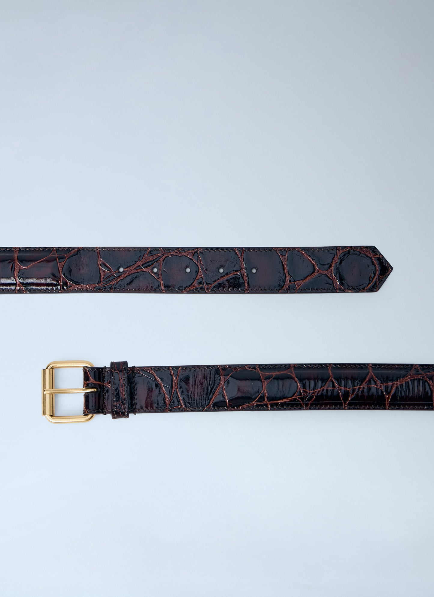 Dries Van Noten Women Embossed Leather Belt DRIES VAN NOTEN