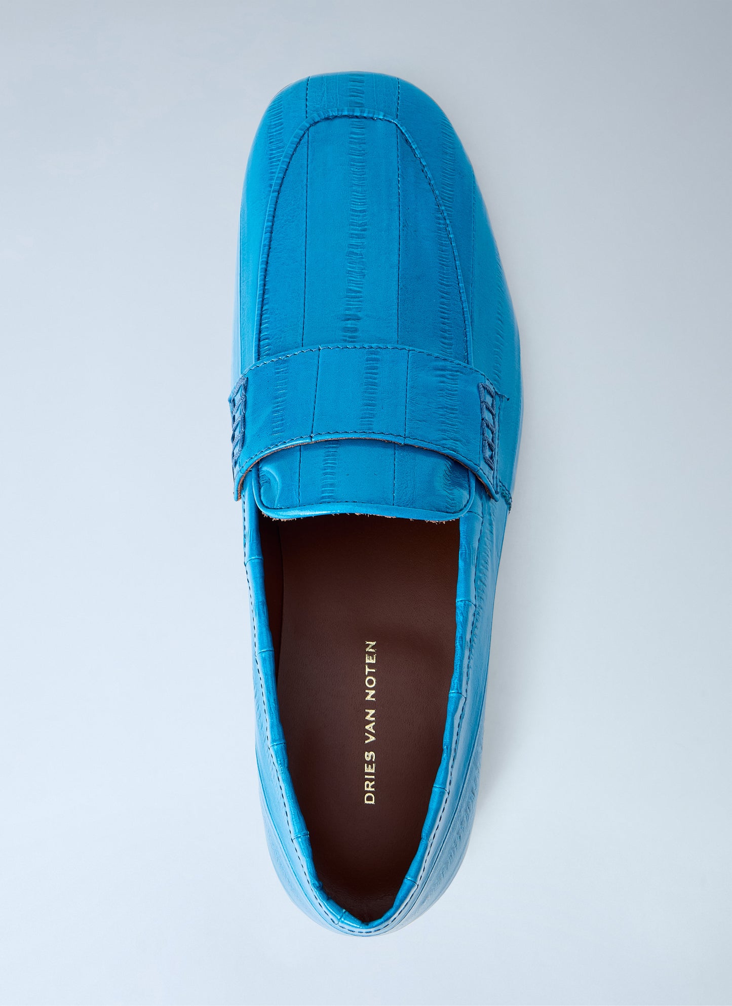 Dries Van Noten Women Croc-Embossed Leather Loafers DRIES VAN NOTEN