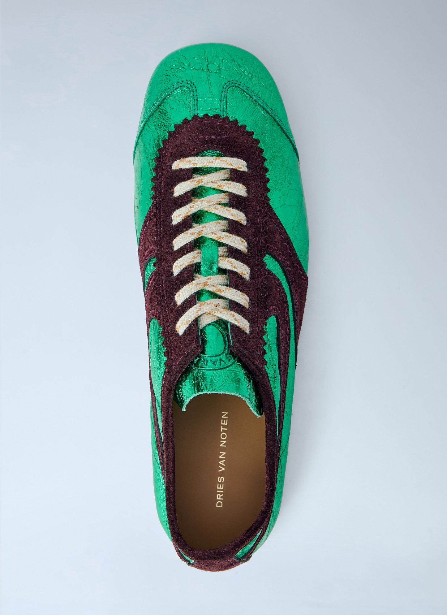 Dries Van Noten Women Metallic Panel Sneakers DRIES VAN NOTEN
