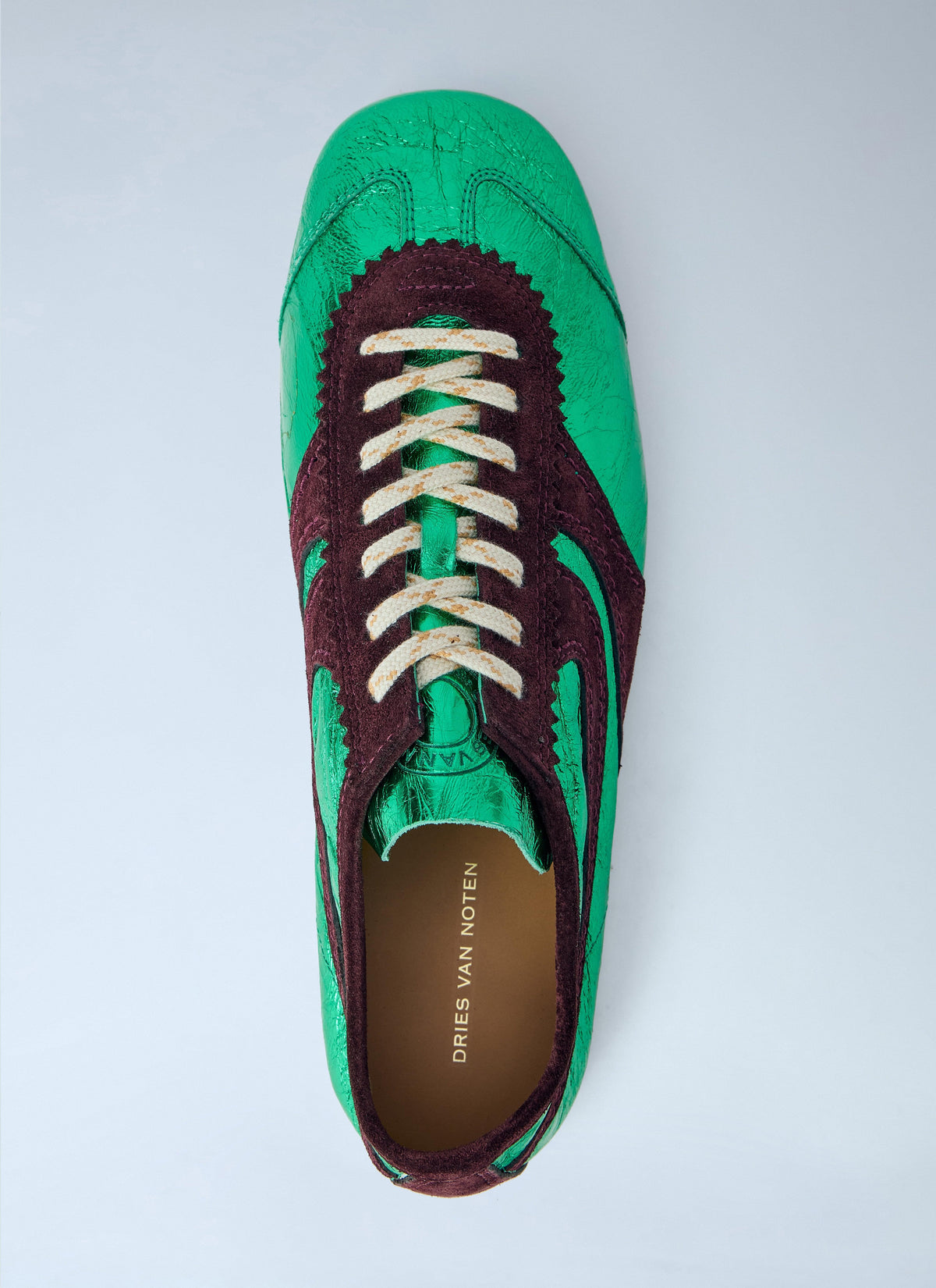 Dries Van Noten Women Metallic Panel Sneakers DRIES VAN NOTEN