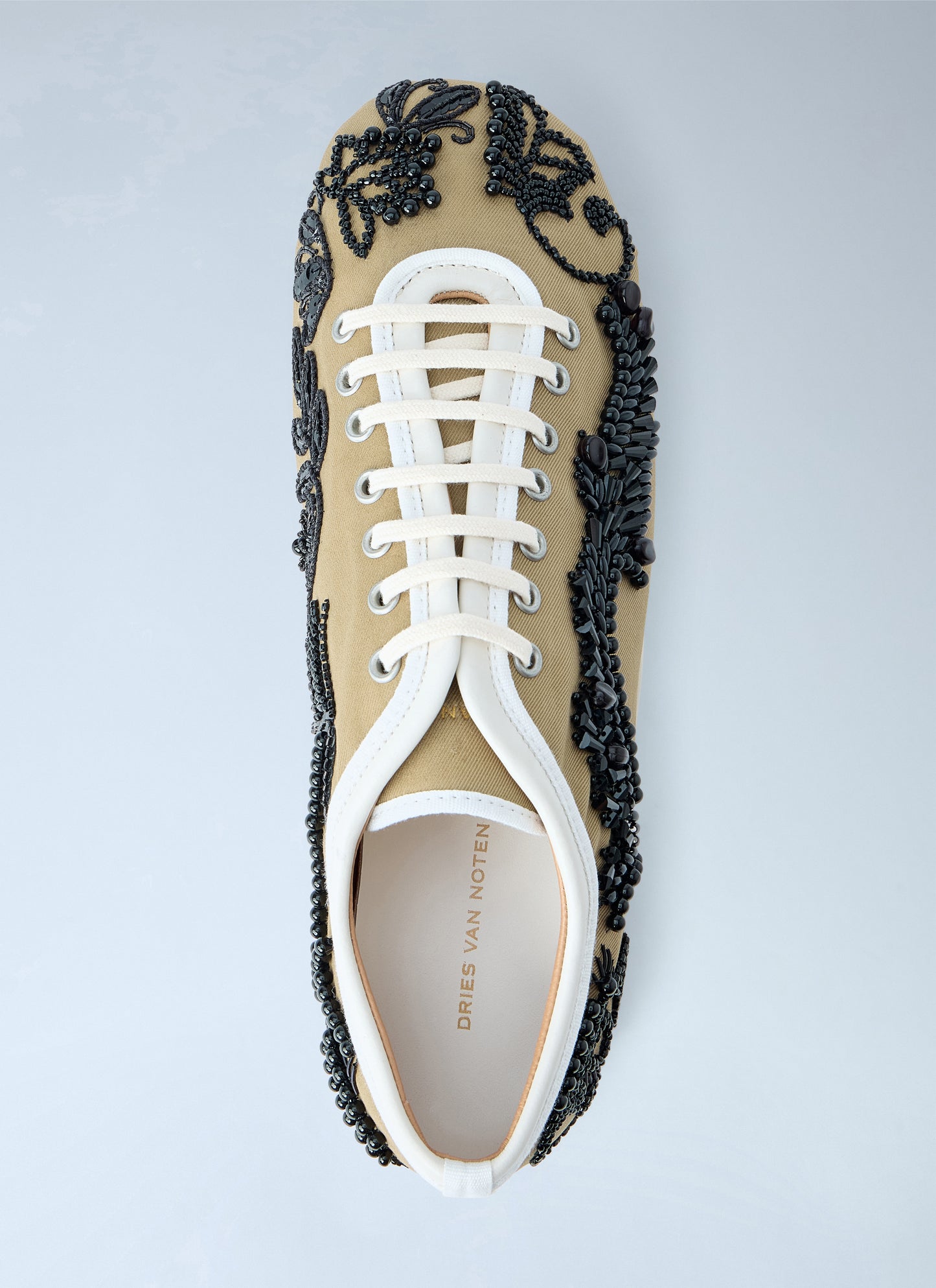Dries Van Noten Women Embroidered Lace-Up Sneakers DRIES VAN NOTEN