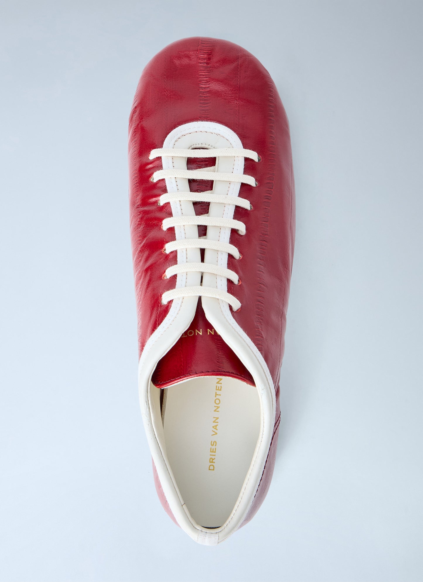 Dries Van Noten Women Leather Lace-Up Sneakers DRIES VAN NOTEN
