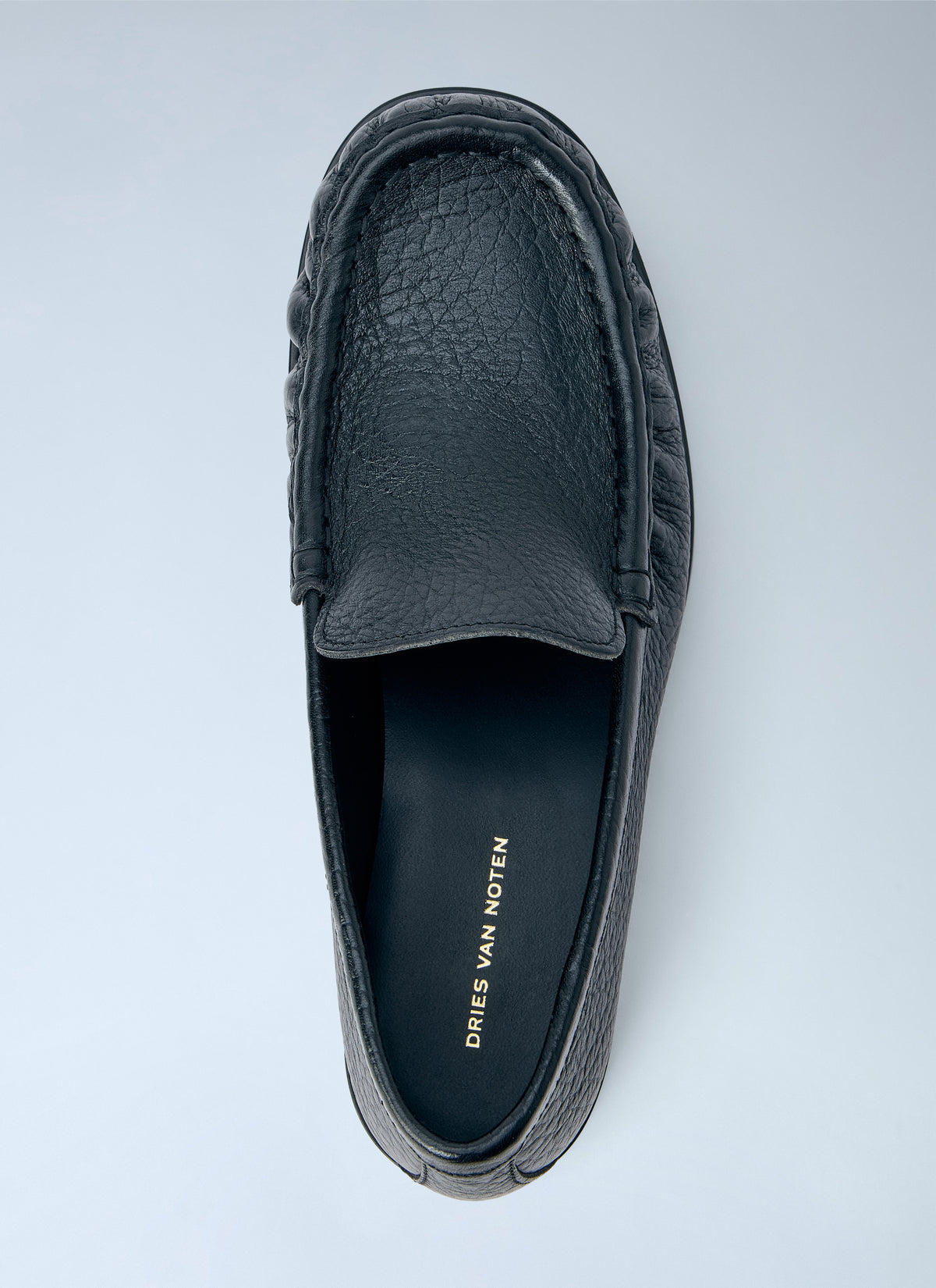 Dries Van Noten Women Textured Leather Loafers DRIES VAN NOTEN