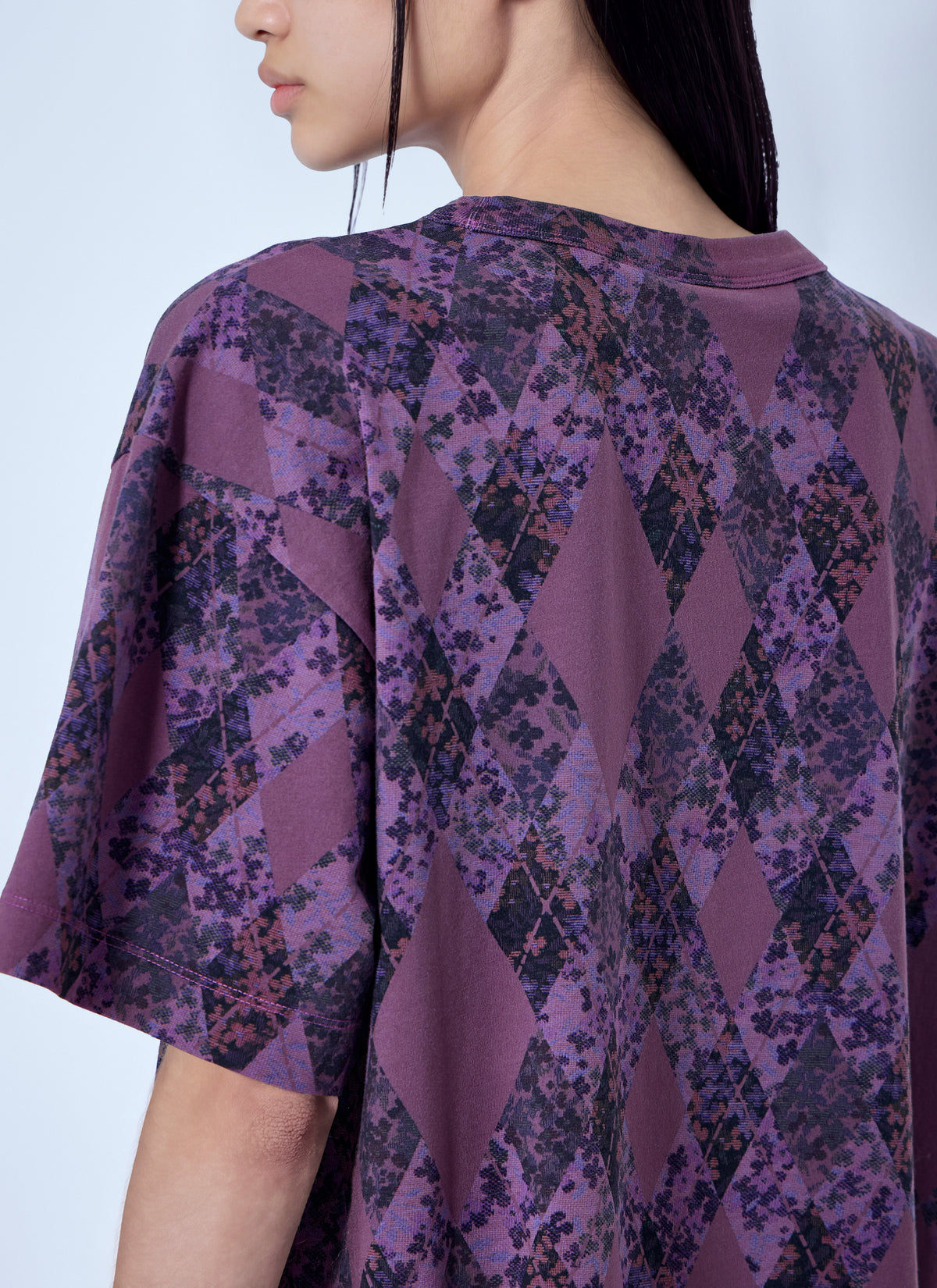 Dries Van Noten Women Argyle Print T-Shirt DRIES VAN NOTEN