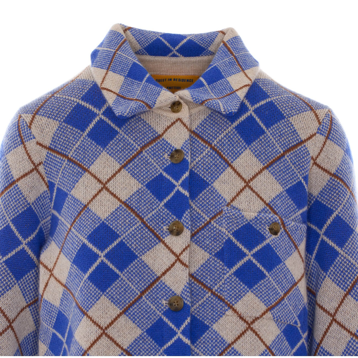 Guest In Residence Women Dylan Plaid Wool Shirt GUEST IN RESIDENCE