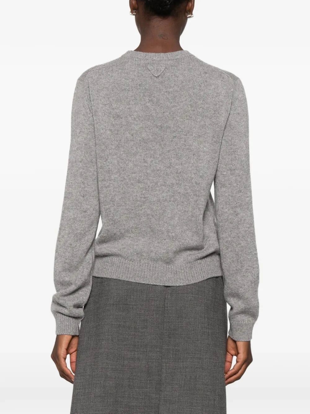 Prada Women Sweater With Jeweled Scarf Detail PRADA