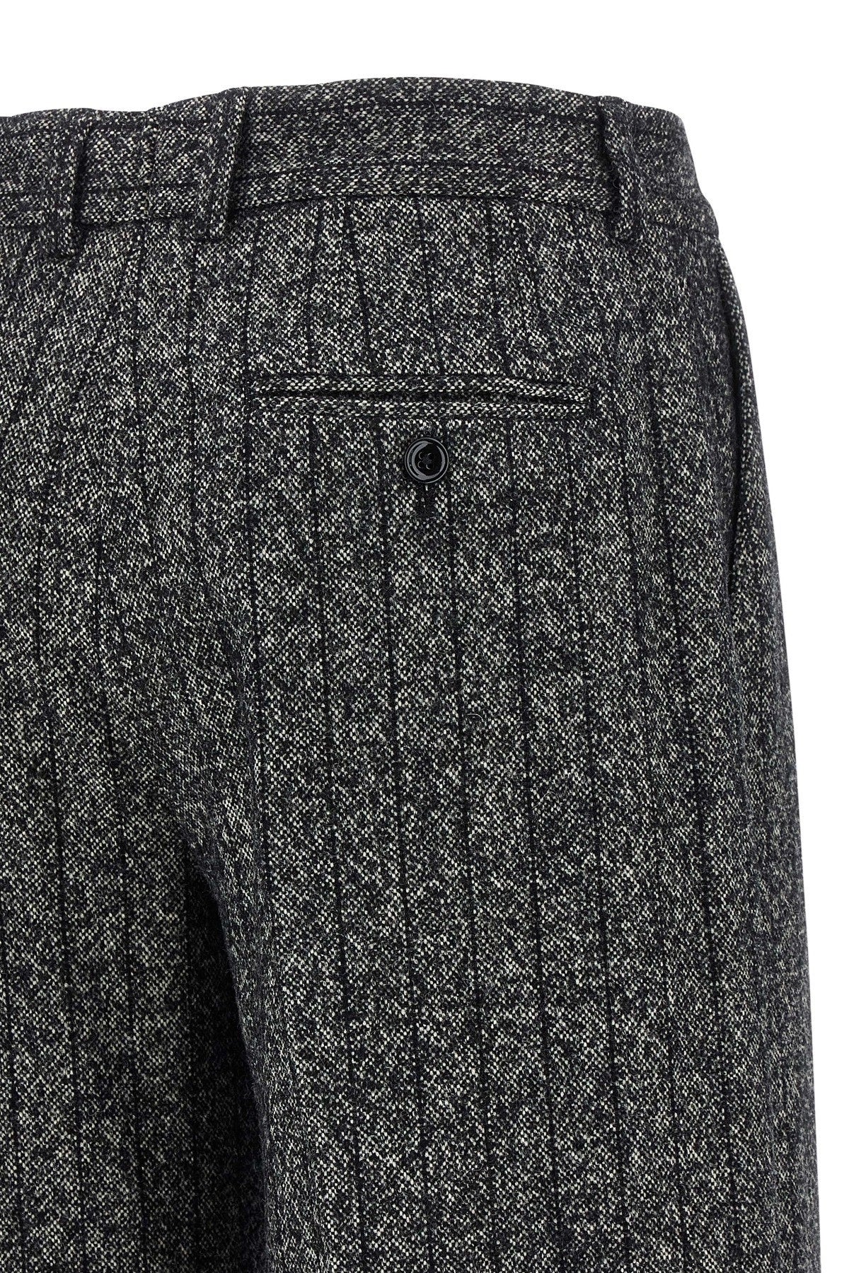 Dolce & Gabbana Women Striped Wool Pants DOLCE & GABBANA