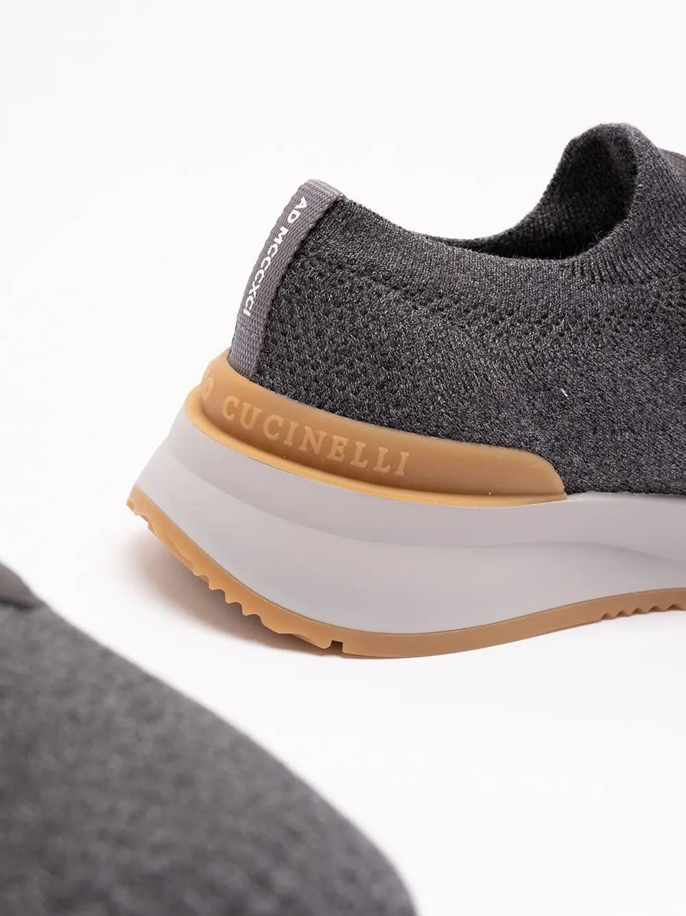 Brunello Cucinelli Men Knit Sneakers BRUNELLO CUCINELLI