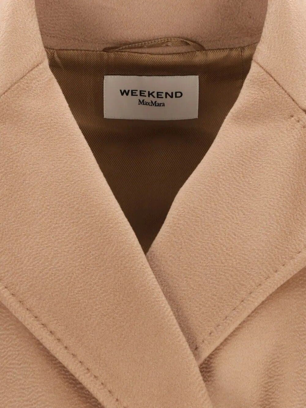 Weekend Max Mara Women Resina Drap Wool Long Coat Double Breast WEEKEND MAX MARA