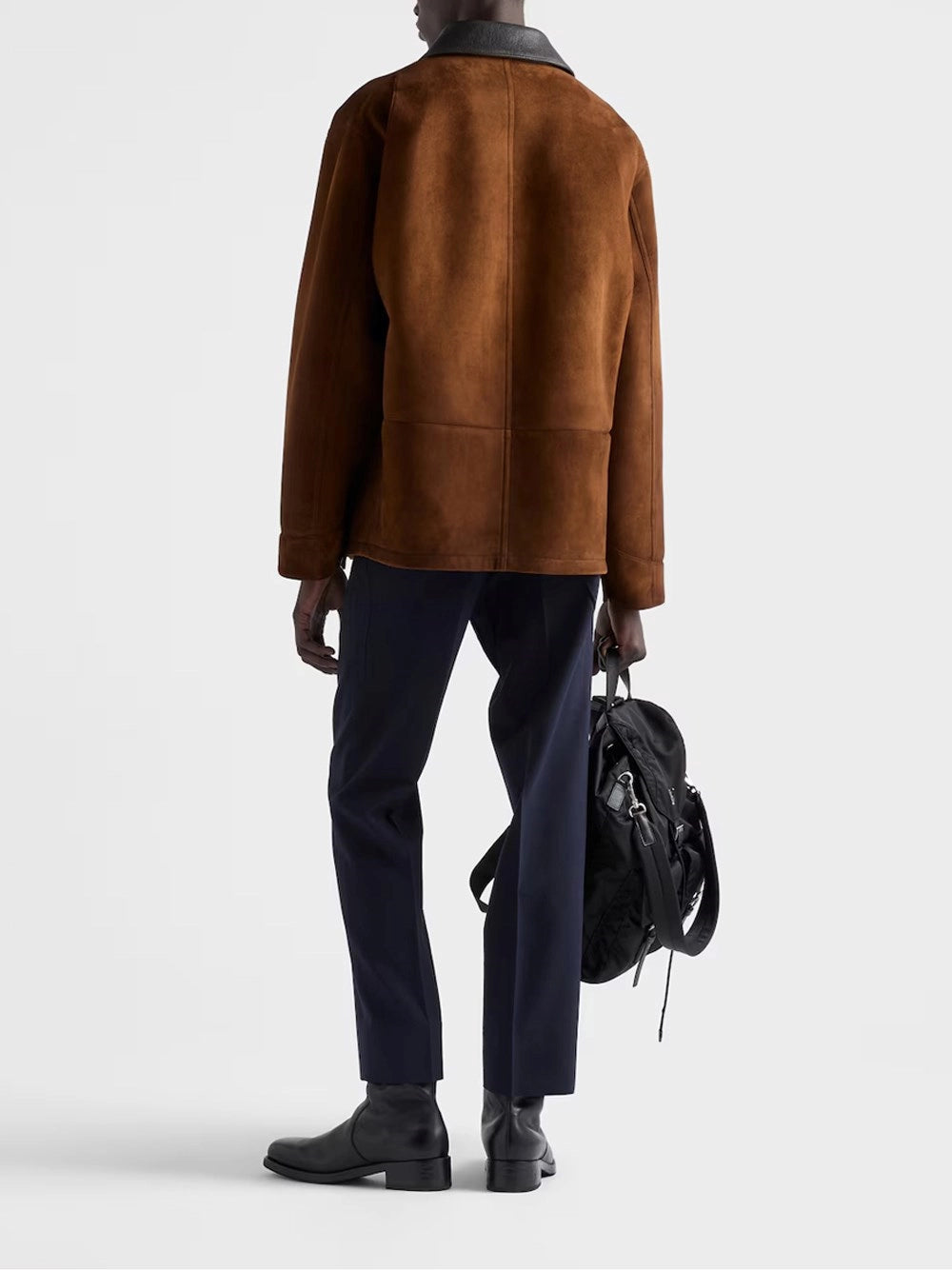 Prada Men Leather Jackrt PRADA