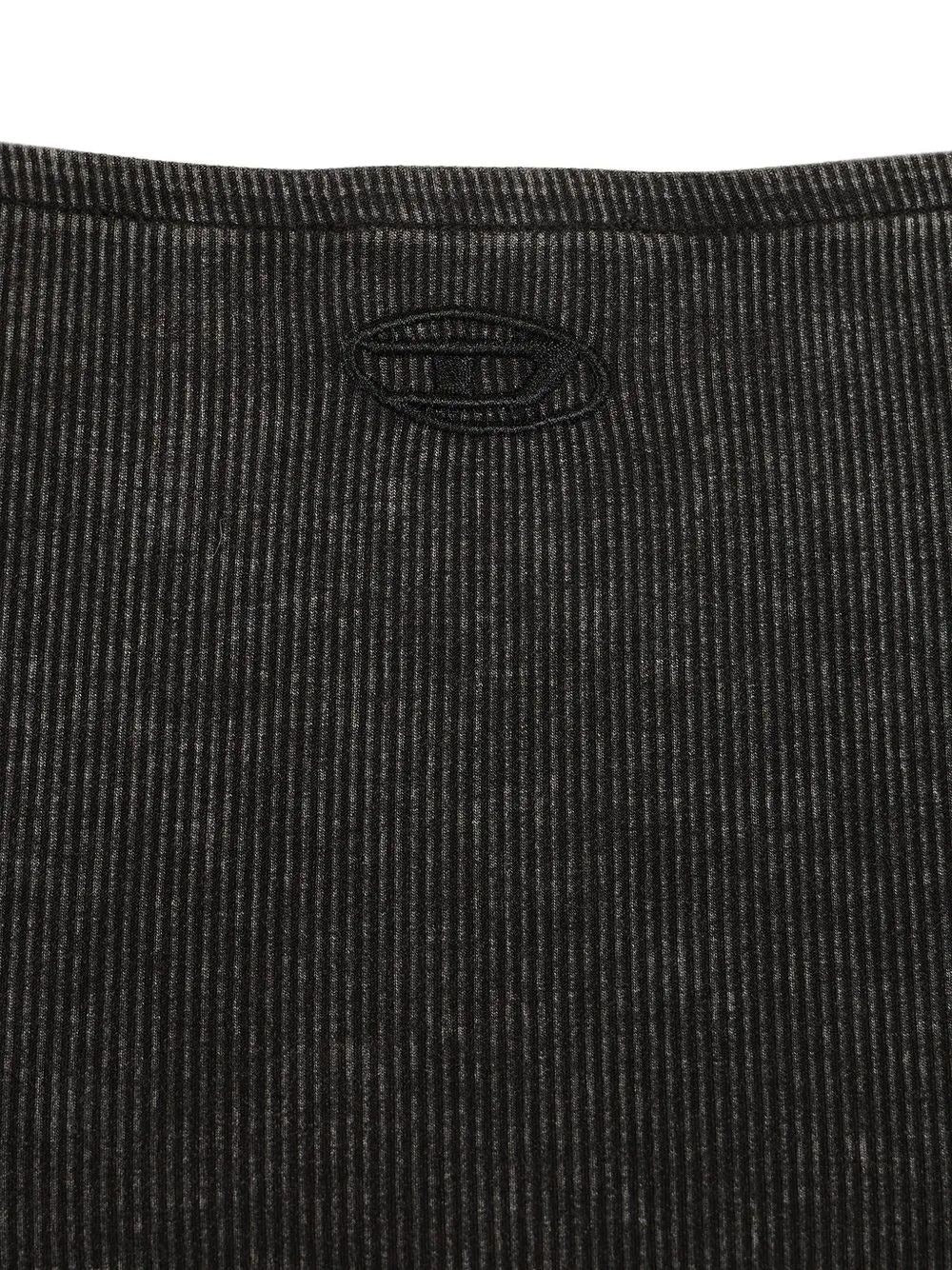 Diesel Women Shaded Ribbed Jersey Midi Dress DIESEL