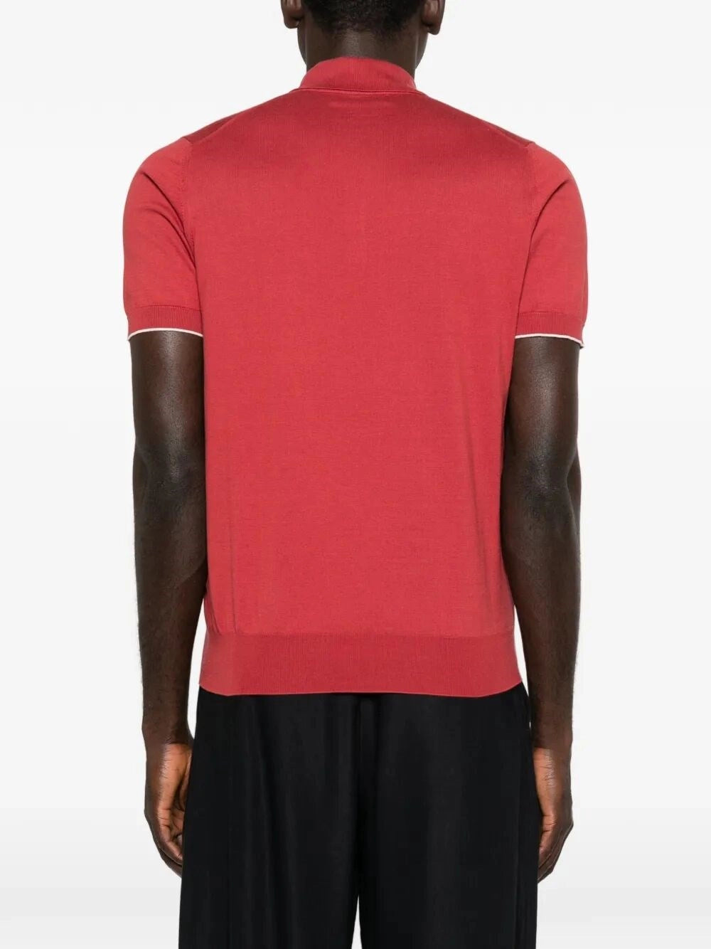 Brunello Cucinelli Men Lightweight Knit Polo BRUNELLO CUCINELLI