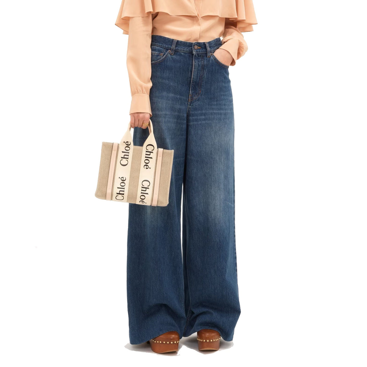 Chloe Woody Small Tote Bag Women CHLOE