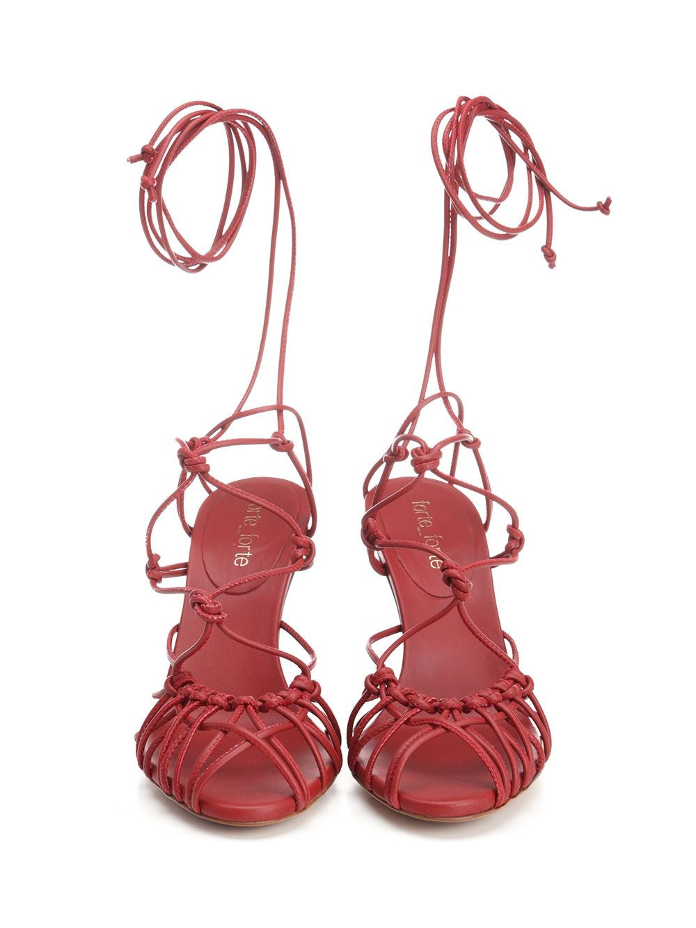 Forte_Forte Women White Leather Sandals FORTE FORTE