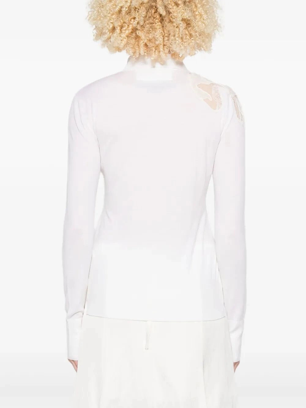 Ermanno Scervino Women Long Sleeve Polo-Neck Sweater ERMANO SCERVINO