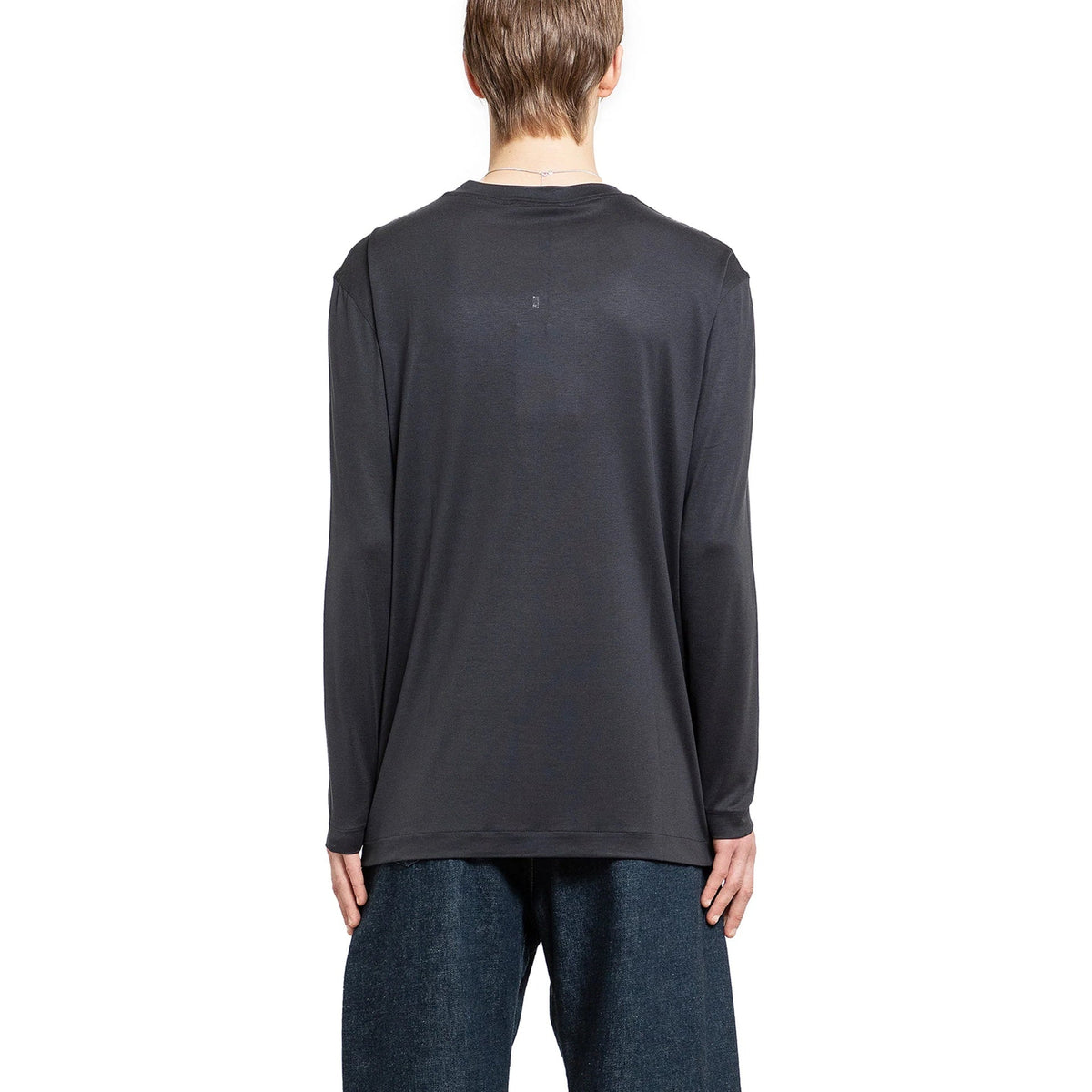 Lemaire Long Sleeve Silk T-Shirt Men