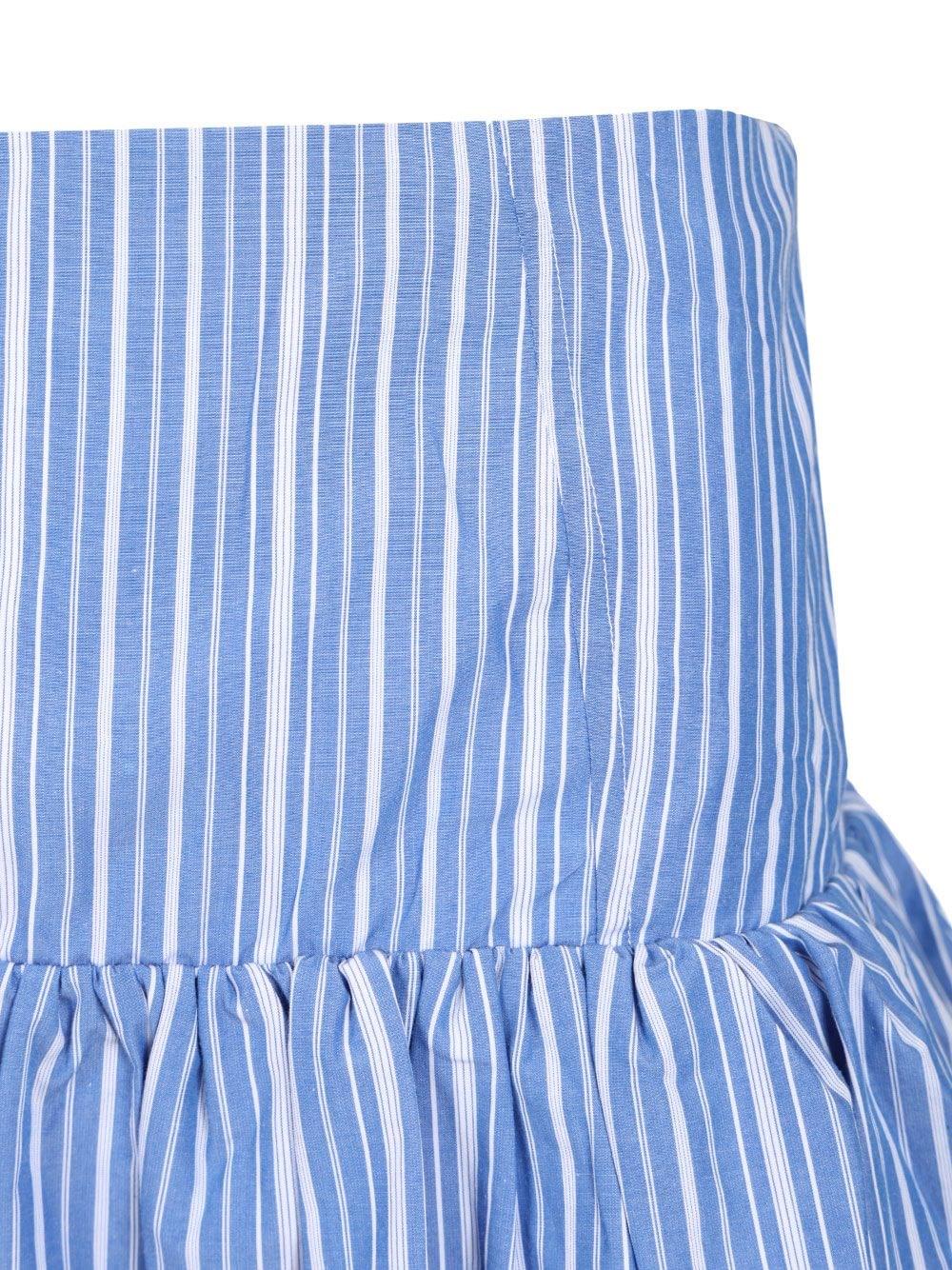 Ganni Women Striped Skirt GANNI