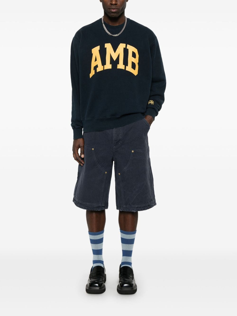 Ambush Men Crewneck Cotton Sweatshirt AMBUSH