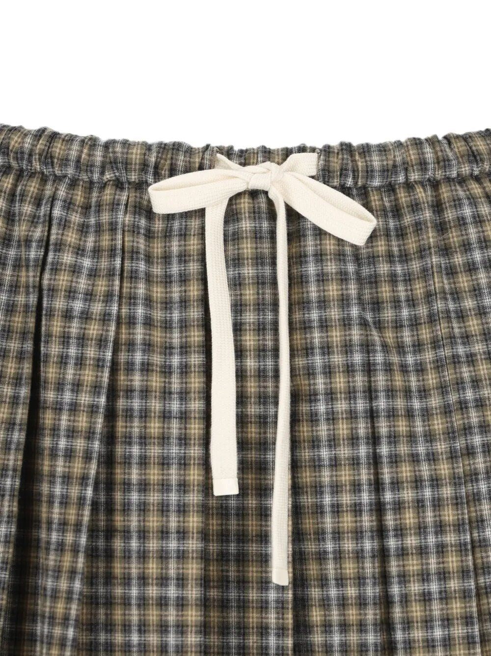 Miu Miu Women Tartan Miniskirt MIU MIU
