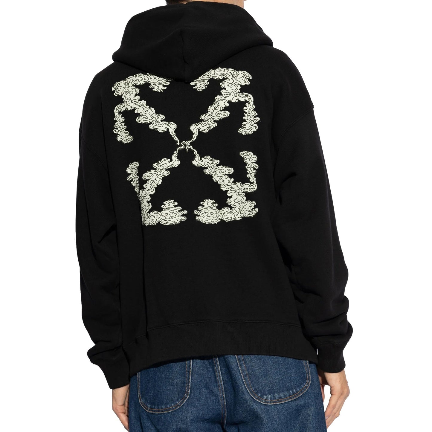 Off-White Logo Hooded Sweatshirt Men OFF-WHITE