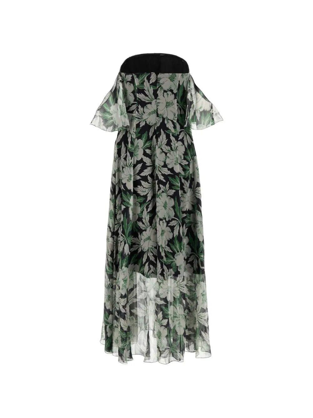Loewe Women Long Dress With Floral Print LOEWE
