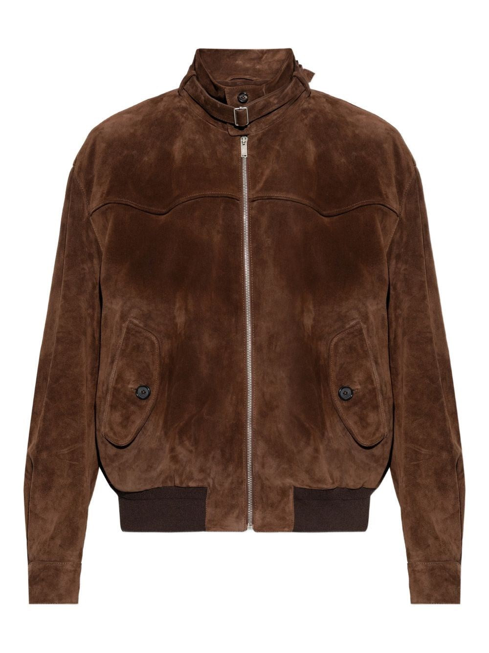 Mcqueen Men Suede Harrington Jacket ALEXANDER MCQUEEN
