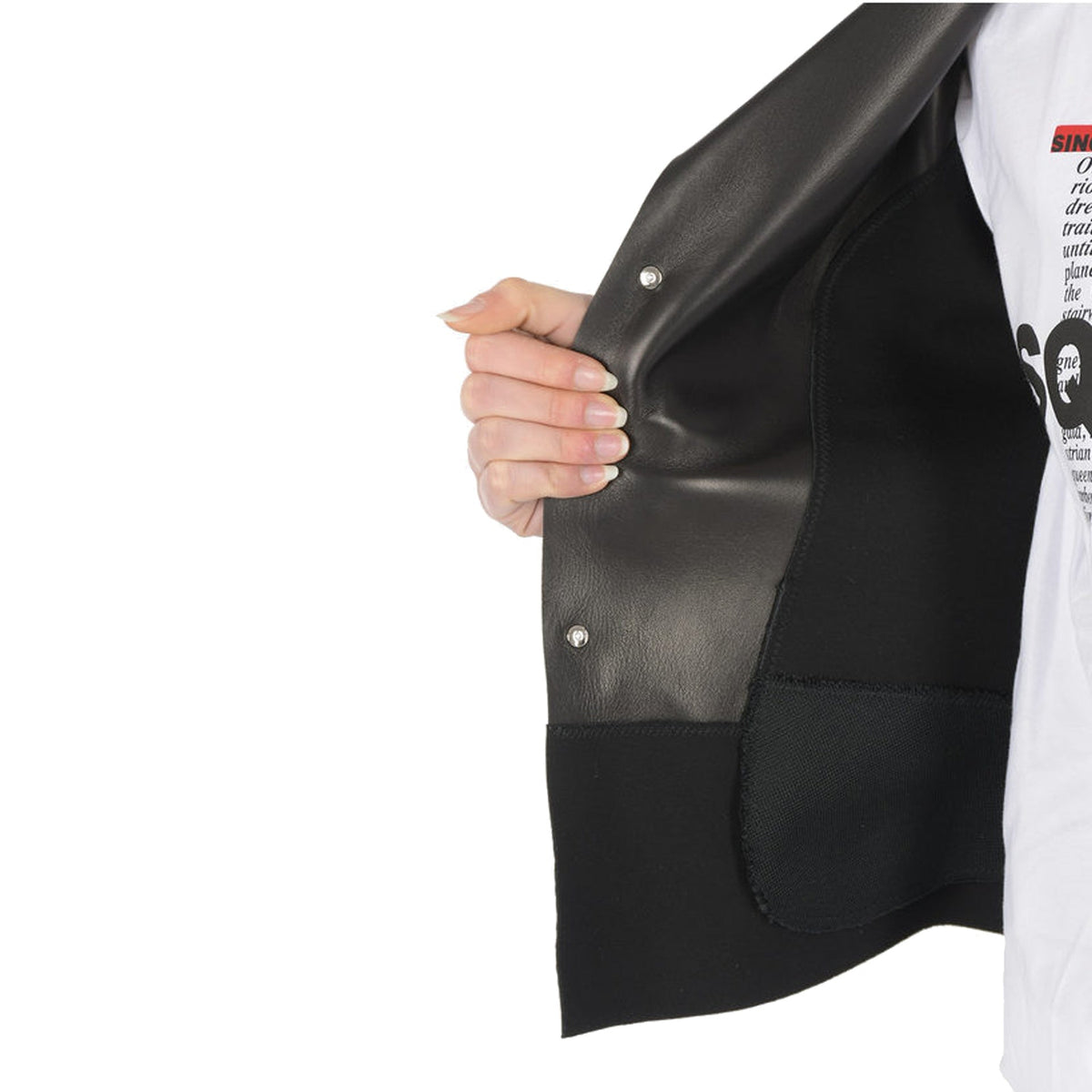 Dsquared2 Leather Jacket Women DSQUARED2