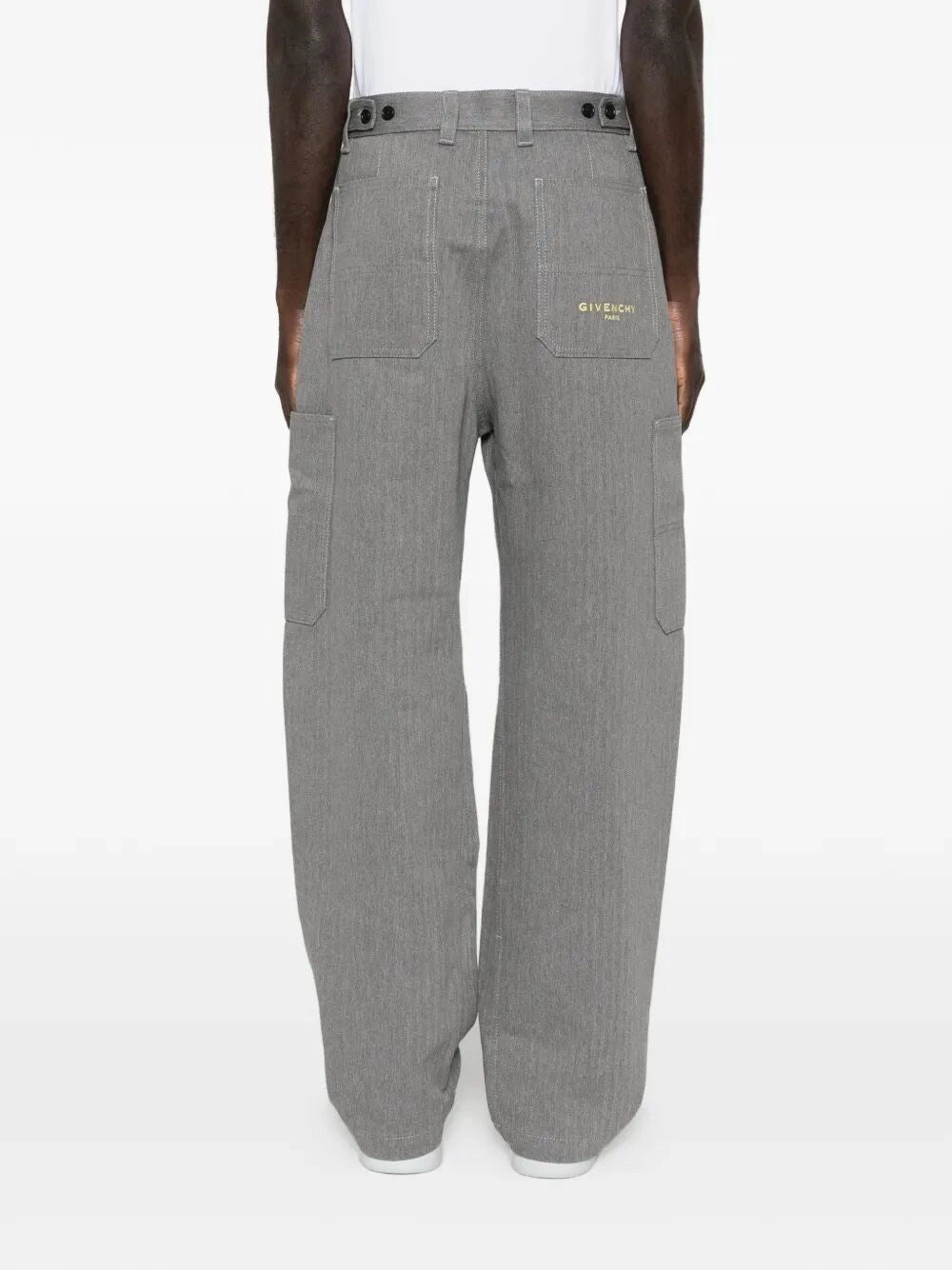 Givenchy Men Denim Pants With Front `Couture` Seams GIVENCHY
