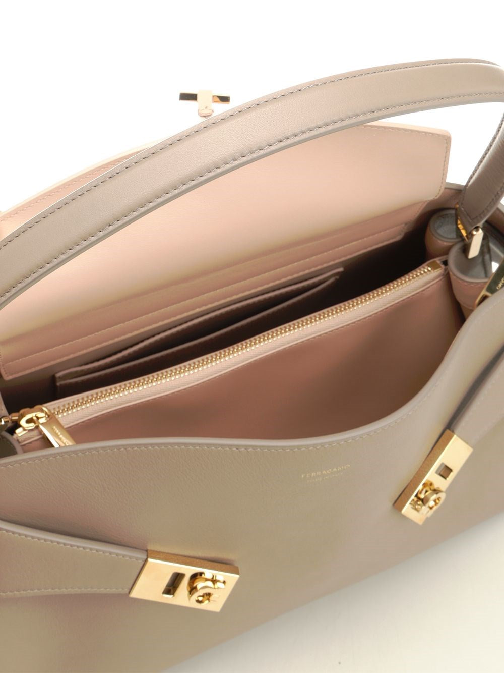 Ferragamo Women Hug Shulder Small Soft Bicolor FERRAGAMO