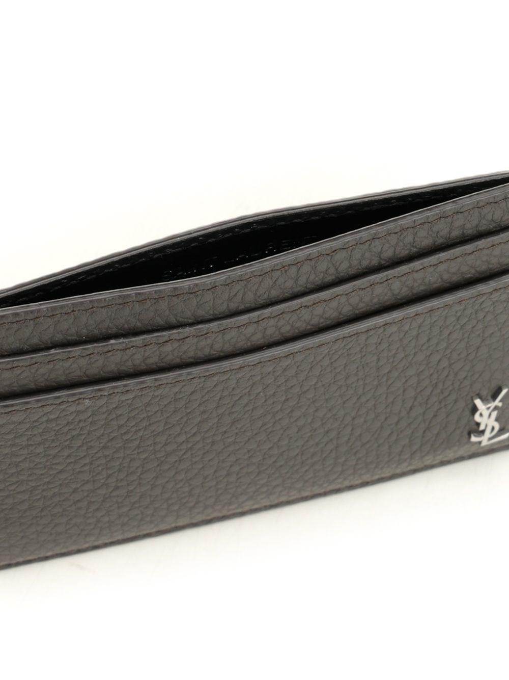 Saint Laurent Men Tiny Cassandre Card Holder SAINT LAURENT
