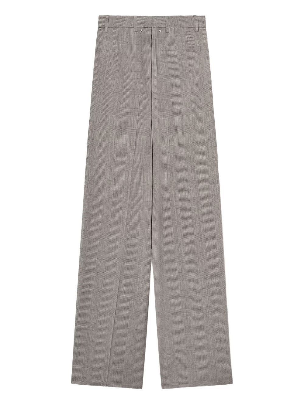 Golden Goose Women Oversized Prince Of Wales Trousers GOLDEN GOOSE