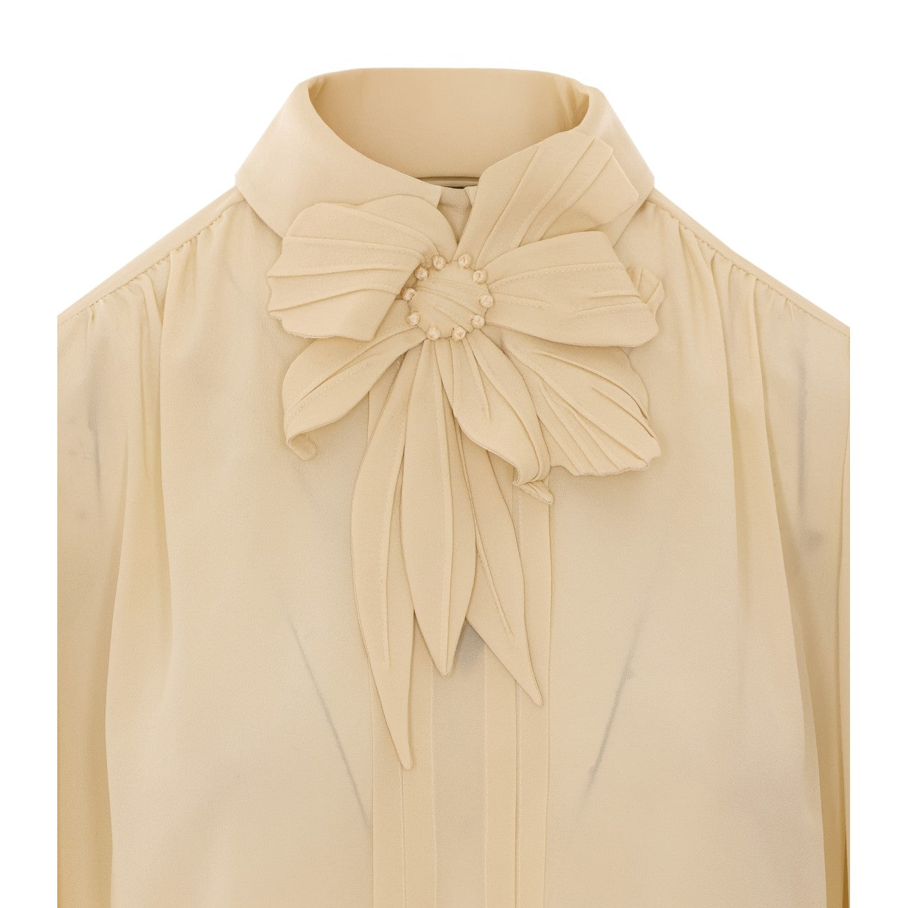 Valentino Garavani Women Embroidered Crepe De Chine Shirt VALENTINO GARAVANI
