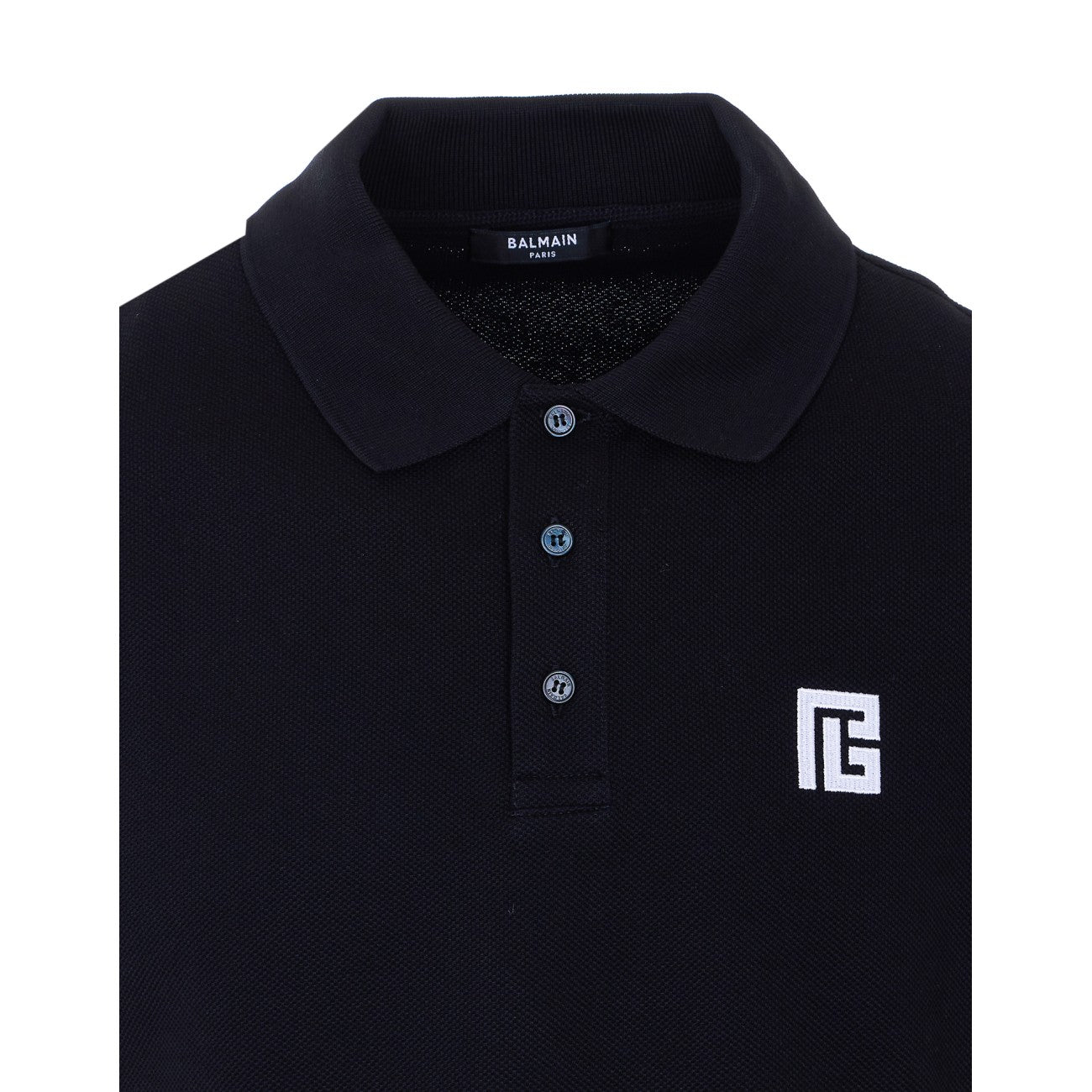 Balmain Men Embroidered Pb Logo Polo BALMAIN
