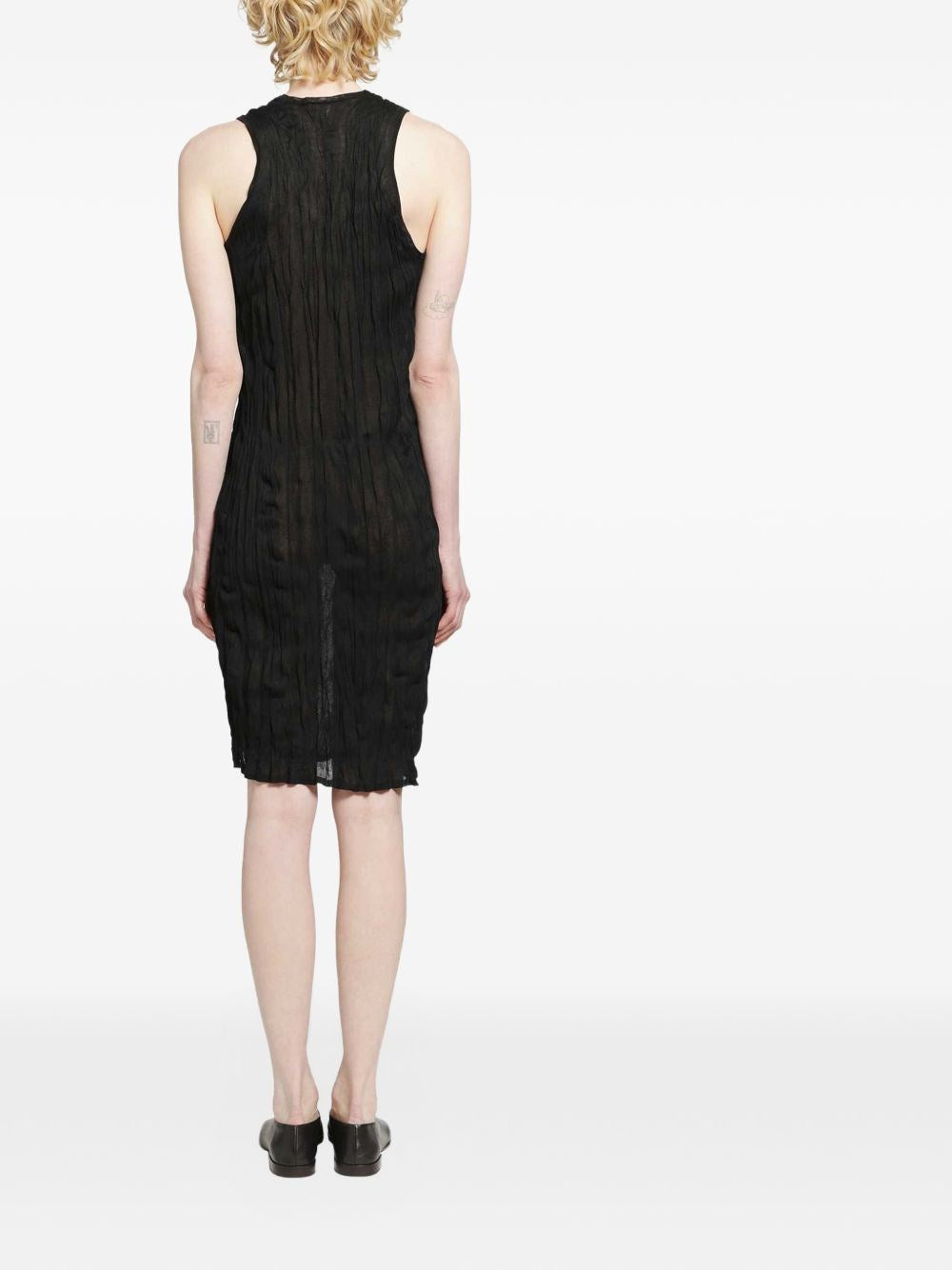 Toteme Women Crinkled Knit Tank Dress TOTEME
