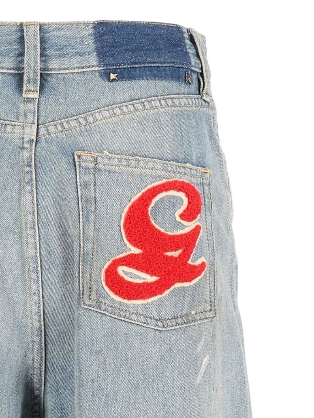 Golden Goose Women Jeans With Embroidered Logo GOLDEN GOOSE